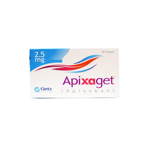 Apixaget 2.5mg tab 30s