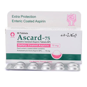 Ascard 75mg Tab New 30s