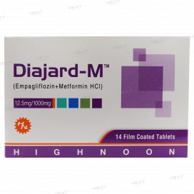 Diajard-M 12.5mg/1000mg Tab 14s