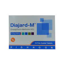 Diajard-M 12.5mg/500mg Tab 14s