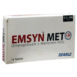 Emsyn Met 12.5+1000mg Tab New 14s