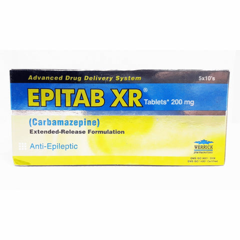 Epitab Xr Tab 200 Mg 5x10's