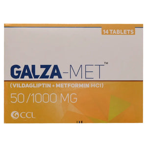 Galza-met 50/1000mg tab 14s