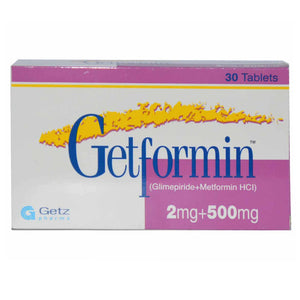 Getformin 2/500mg Tab New