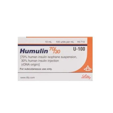 Humulin 70/30 Inj 100 Iu 1 Vialx10 Ml