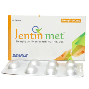 Jentin Met XR 100+1000mg Tab 14's