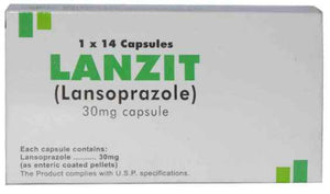 Lanzit Cap 30 Mg 14's