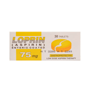 Loprin 75Mg Tab 30 s