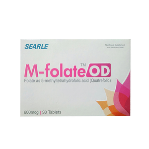 M-Folate OD 600mcg Tab 30's