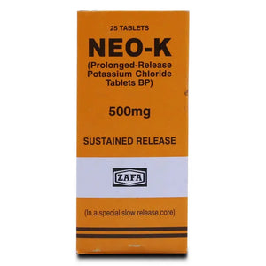 NEO-K 500MG TAB 25S