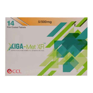 Xiga-Met XR 5/500mg Tab 14s