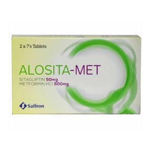 Alosita-Met 50/500MG Tab 14s