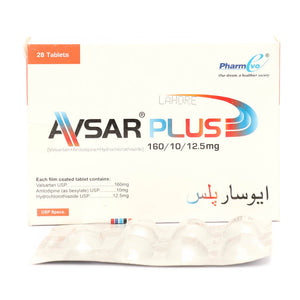 Avsar Plus 160/10/12.5mg Tab 28s