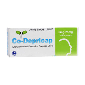 Co-Depricap 6/25mg Cap 14s