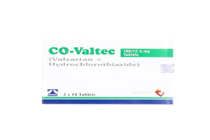 Co-Valtec Tab 160/12.5 Mg 28's