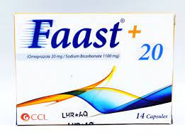 Faast +20 Cap 20/1100 Mg 14's