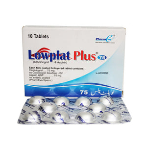 Lowplat Plus Tab 75/150 Mg 10's