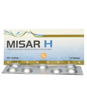 Misar H 80/12.5mg Tab 14s