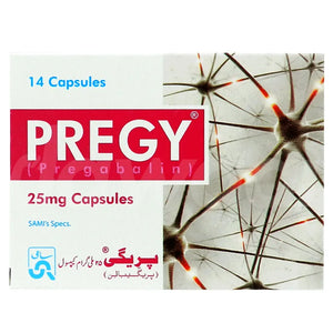 Pregy 25Mg Cap 14 S