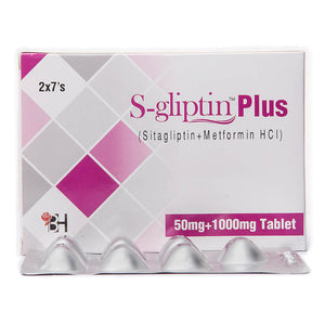 S-gliptin Plus 50/1000 Tab 14s