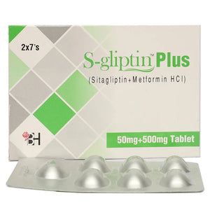 S-gliptin Plus 50/500 Tab 14s