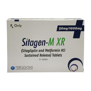 Sitagen-M XR 50mg/1000mg Tab 14sq