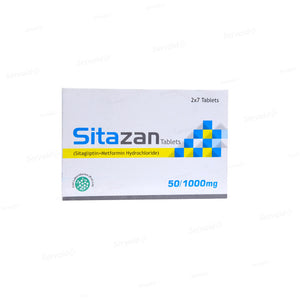 Sitazan 50/1000mg Tab 14s