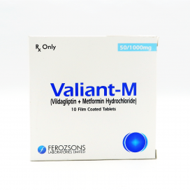 Valiant-M 50/1000mg Tab 10s