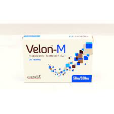 Velon-M 50mg/500mg 28s